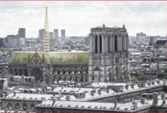空中花园？巴黎圣母院重建搁浅