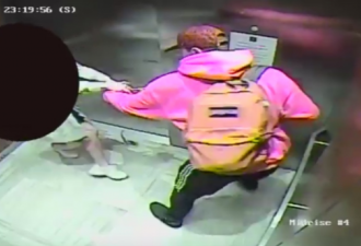 女子在公寓电梯内遭劫 警方发视频追捕疑犯