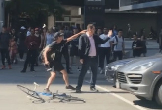 多伦多市区自行车男伤人逃窜