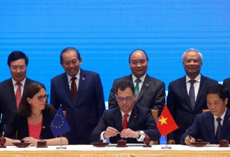 欧盟越南签自贸协定：10年内逐步削减99%关税