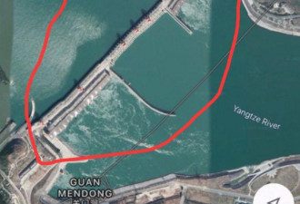 三峡大坝被传已变形将溃堤 中国航天发卫星图