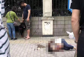 日籍女上海街头被咬伤 肇事犬牵没带嘴套