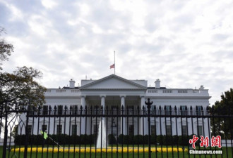 美国白宫为得州教堂枪击事件遇难者降半旗