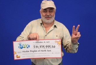 北约克男子中3100万LottoMax