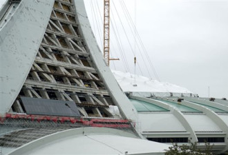蒙特利尔奥林匹克馆要换顶，耗资 $2.5亿
