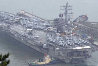 10年来首次，美三艘航母将进入韩国海域军演