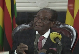 穆加贝电视讲话 坚称仍是津巴布韦总统