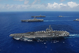 韩联参:美3航母将进入朝半岛东部海域参加联演