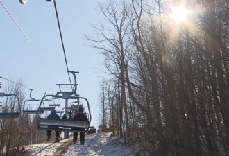 加拿大魁北克省的滑雪季已经正式开始