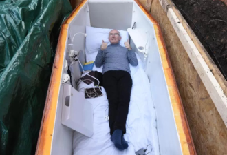 爱尔兰：62岁老人做棺材自愿将自己活埋