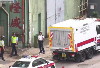 香港警方突击搜查发现爆炸品进行引爆 一人被捕