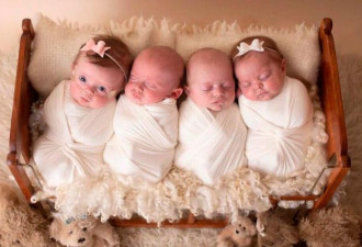 美国夫妇无法生育收养2名孩子 不料生下三胞胎