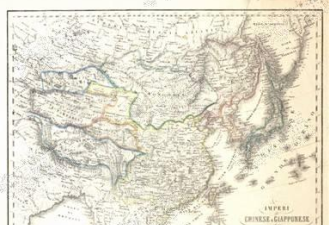 意大利华人捐古中国地图 证明钓鱼岛为中国领土