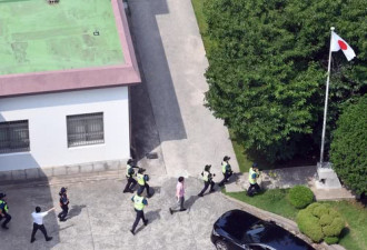 韩国有6名学生闯入日本领事馆并示威，已被逮捕