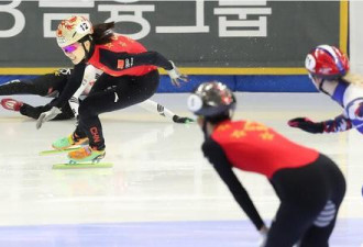 气炸了 速滑比赛韩国队犯规却取消中国队成绩