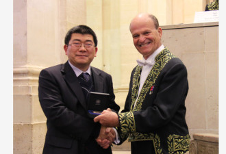 两名中国科学家首获法国科学院年度大奖