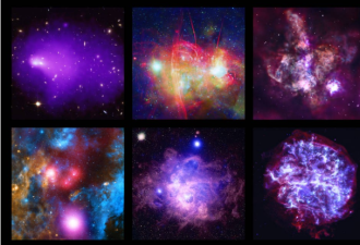 美哭！ NASA发布一系列钱德拉拍到银河系新图