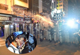 港警射催泪弹加速清场 上环示威者流血倒地