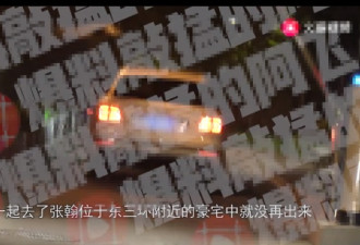 张翰被拍和焦俊艳一起聚餐 晚上还带她回家夜聚