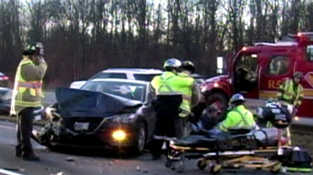 Emergency crews are on scene following a fatal crash near Fort Erie on the QEW.