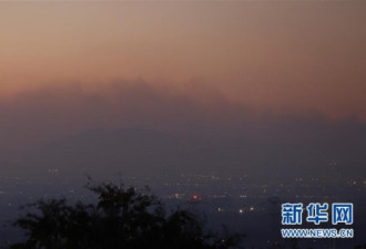 山火肆虐强风不停 南加州人“呼嘘毒疠”