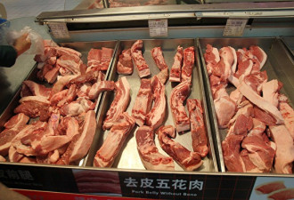大陆猪肉价涨43.1%创6年新高 北京28元一斤