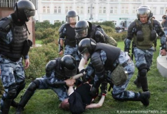 莫斯科：三千五百人集会 逾千人被捕
