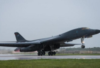 美国B-1B轰炸机已飞越朝鲜半岛