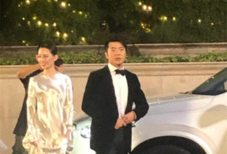 和郎朗甜蜜现身活动，吉娜礼服隆重颜值美！