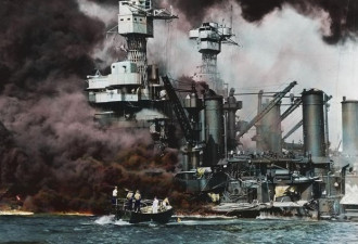 珍珠港事件76周年 老照片再现昔日恐怖时刻