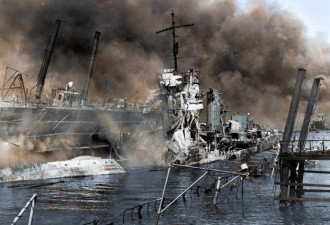 珍珠港事件76周年 老照片再现昔日恐怖时刻
