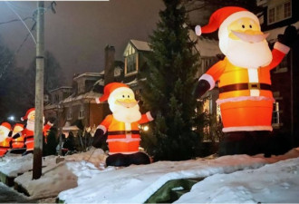多伦多的圣诞老人一条街又热闹起来啦！快来看