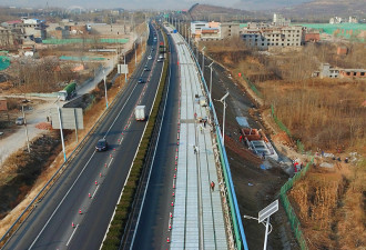 中国建太阳能公路 未来可为行驶车辆充电