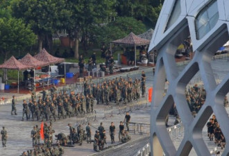 北京再次宣称有权让解放军介入香港，处理抗争
