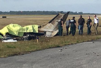 美国佛州一架双引擎飞机坠毁 死亡人数未确定