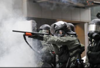 香港警察开枪了 强调示威者袭击在先