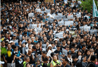 香港教协发起游行 抗议港府漠视诉求