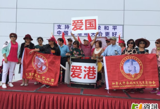 华人社区盛大集会：支持一国两制 反对香港动乱