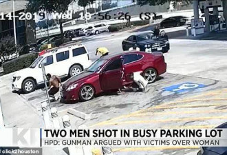两男子在加油站冲美女吹口哨被对方男友连开6枪