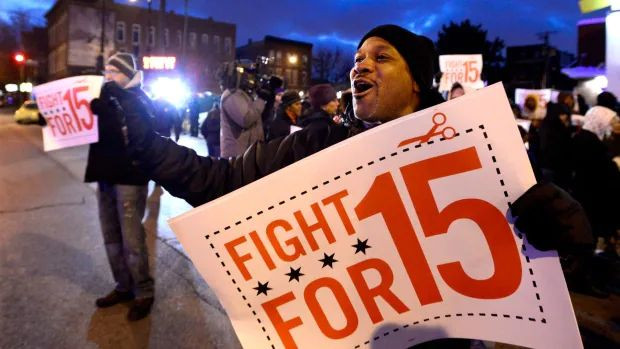 The push for a higher minimum wage, as well as the push for providing a living wage above an beyond the minimum wage, has gained steam on both sides of the border in recent years.