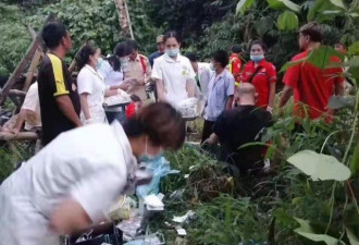 中国旅行团严重车祸，已致14人遇难，30人送医