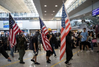 中国宣称美国是香港抗议活动的幕后黑手
