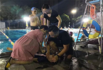 距预产期仅9天 45岁孕妇跪地救活溺水女孩