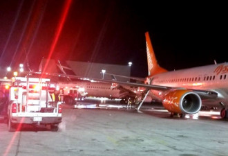 多伦多皮尔逊机场飞机碰撞起火 乘客紧急疏散