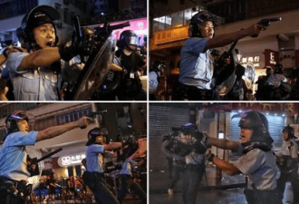在香港，这些记者为何只把镜头对准警察