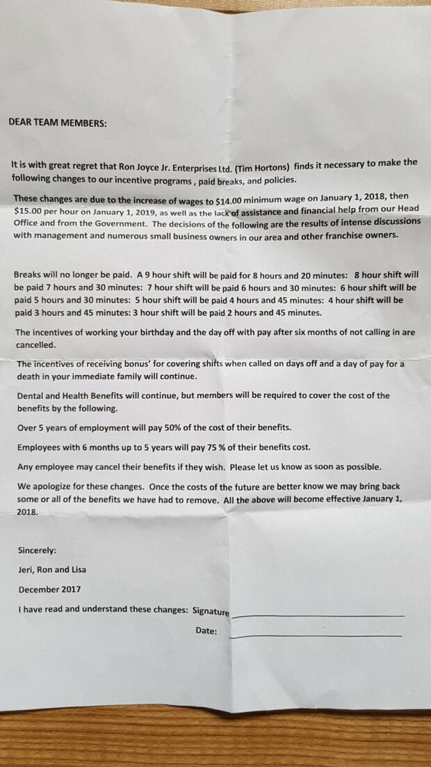 Letter cutting paid breaks