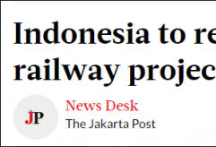 中国承建雅万高铁停滞不前 印尼总统责成检讨