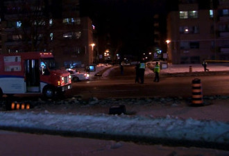 多伦多车祸：妇女被卷入卡车车底 身受重伤