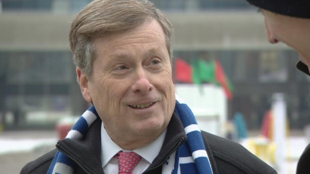 Mayor John Tory says he's pleased the city's attracted more funding from the federal and provincial governments, but now the pressures on to spend it quickly and wisely on affordable housing and transit projects.