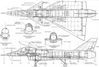 六十年代美国也有个歼10战斗机方案！